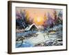 Rural Winter Landscape-balaikin2009-Framed Art Print