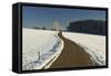 Rural Winter Scene, Near Villingen-Schwenningen, Baden-Wurttemberg, Germany, Europe-Jochen Schlenker-Framed Stretched Canvas