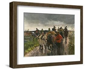 Rus, Jap War- Supplies-Theodor Rocholl-Framed Art Print