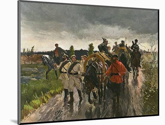Rus, Jap War- Supplies-Theodor Rocholl-Mounted Art Print