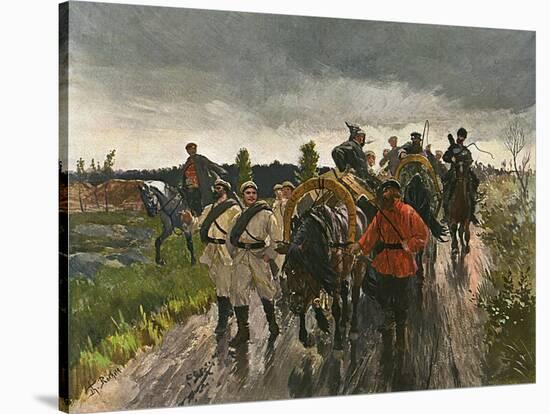 Rus, Jap War- Supplies-Theodor Rocholl-Stretched Canvas