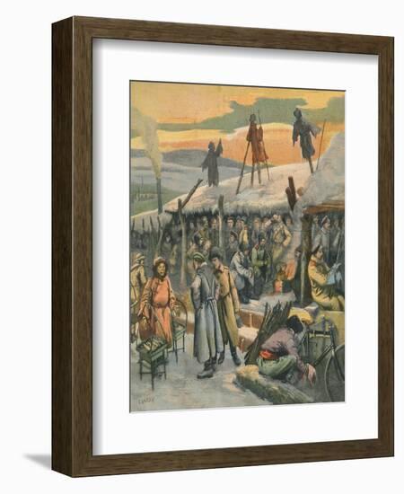 Rus-Jap War, Trenches-null-Framed Art Print