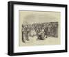 Rush at the Suez Station-Godefroy Durand-Framed Giclee Print