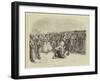 Rush at the Suez Station-Godefroy Durand-Framed Giclee Print