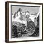 Rush Creek Glacier, on the Eastern Slopes of the Sierra Nevada, California, USA, 1875-null-Framed Giclee Print