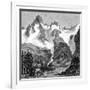 Rush Creek Glacier, on the Eastern Slopes of the Sierra Nevada, California, USA, 1875-null-Framed Giclee Print