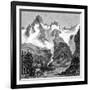 Rush Creek Glacier, on the Eastern Slopes of the Sierra Nevada, California, USA, 1875-null-Framed Giclee Print