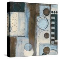 Rush Hour Blues Sq I-Kimberly Poloson-Stretched Canvas