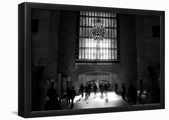 Rush Hour Grand Central Station NYC-null-Framed Poster