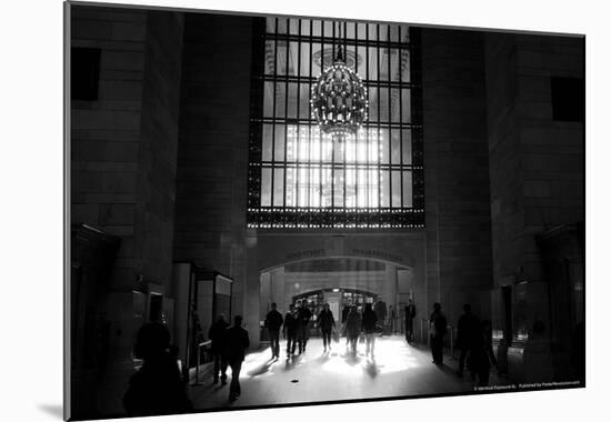 Rush Hour Grand Central Station NYC-null-Mounted Poster