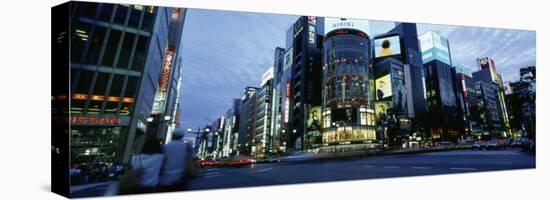 Rush Hour in the City, Ginza, Tokyo, Japan-null-Stretched Canvas