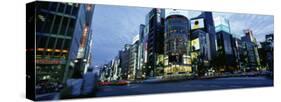 Rush Hour in the City, Ginza, Tokyo, Japan-null-Stretched Canvas