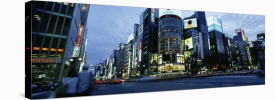 Rush Hour in the City, Ginza, Tokyo, Japan-null-Stretched Canvas