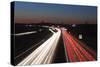 Rush Hour on the A8 Autobahn, Stuttgart, Baden Wurttemberg, Germany, Europe-Markus Lange-Stretched Canvas