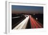 Rush Hour on the A8 Autobahn, Stuttgart, Baden Wurttemberg, Germany, Europe-Markus Lange-Framed Photographic Print