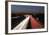 Rush Hour on the A8 Autobahn, Stuttgart, Baden Wurttemberg, Germany, Europe-Markus Lange-Framed Photographic Print