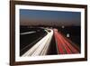 Rush Hour on the A8 Autobahn, Stuttgart, Baden Wurttemberg, Germany, Europe-Markus Lange-Framed Photographic Print