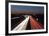 Rush Hour on the A8 Autobahn, Stuttgart, Baden Wurttemberg, Germany, Europe-Markus Lange-Framed Photographic Print