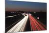 Rush Hour on the A8 Autobahn, Stuttgart, Baden Wurttemberg, Germany, Europe-Markus Lange-Mounted Photographic Print