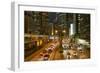 Rush hour traffic in Central, Hong Kong Island, Hong Kong, China, Asia-Fraser Hall-Framed Photographic Print