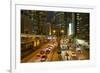 Rush hour traffic in Central, Hong Kong Island, Hong Kong, China, Asia-Fraser Hall-Framed Photographic Print