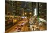 Rush hour traffic in Central, Hong Kong Island, Hong Kong, China, Asia-Fraser Hall-Mounted Photographic Print