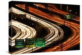 Rush Hour Traffic on Interstate 5-Paul Souders-Stretched Canvas