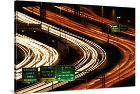 Rush Hour Traffic on Interstate 5-Paul Souders-Stretched Canvas