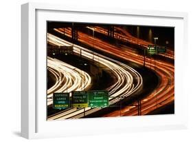 Rush Hour Traffic on Interstate 5-Paul Souders-Framed Photographic Print