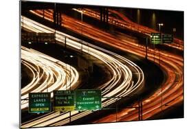 Rush Hour Traffic on Interstate 5-Paul Souders-Mounted Photographic Print