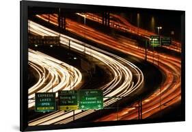 Rush Hour Traffic on Interstate 5-Paul Souders-Framed Photographic Print