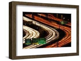 Rush Hour Traffic on Interstate 5-Paul Souders-Framed Photographic Print