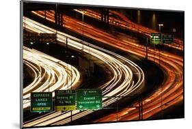 Rush Hour Traffic on Interstate 5-Paul Souders-Mounted Photographic Print