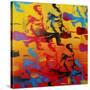 Rush Hour-Abstract Graffiti-Stretched Canvas