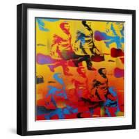 Rush Hour-Abstract Graffiti-Framed Giclee Print