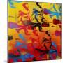 Rush Hour-Abstract Graffiti-Mounted Giclee Print