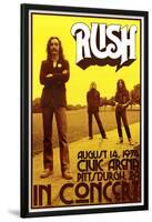 Rush In Concert 1974-null-Lamina Framed Poster