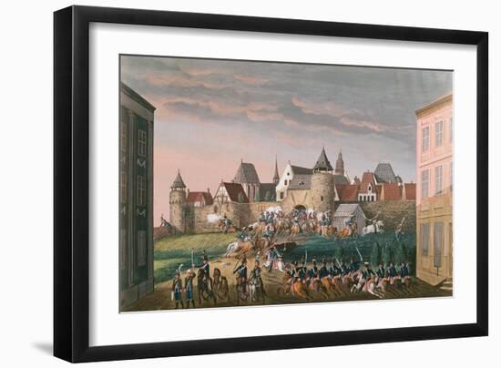 Rush of Imperial Troops at Hoscht, 28th August 1800-null-Framed Giclee Print