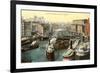 Rush Street, River, Chicago, Illinois-null-Framed Premium Giclee Print