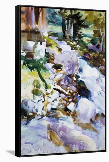 Rushing Brook, c.1904-11-John Singer Sargent-Framed Stretched Canvas