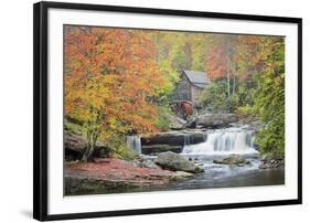 Rushing Creek and Old Gristmill-Owaki/Kulla-Framed Photographic Print