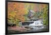 Rushing Creek and Old Gristmill-Owaki/Kulla-Framed Photographic Print