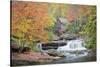 Rushing Creek and Old Gristmill-Owaki/Kulla-Stretched Canvas