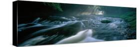 Rushing River Kumamoto Japan-null-Stretched Canvas
