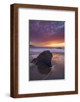 Rushing Tides Sunset Seascape, Marshall Beach, San Francisco-Vincent James-Framed Photographic Print