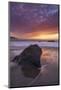 Rushing Tides Sunset Seascape, Marshall Beach, San Francisco-Vincent James-Mounted Photographic Print
