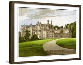 Rushton Hall, Northamptonshire, Home of the Clarke-Thornhall Family, C1880-AF Lydon-Framed Giclee Print