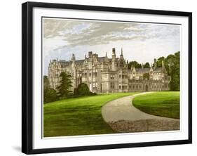 Rushton Hall, Northamptonshire, Home of the Clarke-Thornhall Family, C1880-AF Lydon-Framed Giclee Print