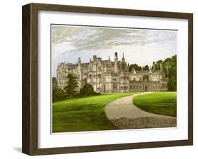 Rushton Hall, Northamptonshire, Home of the Clarke-Thornhall Family, C1880-AF Lydon-Framed Giclee Print