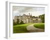 Rushton Hall, Northamptonshire, Home of the Clarke-Thornhall Family, C1880-AF Lydon-Framed Giclee Print